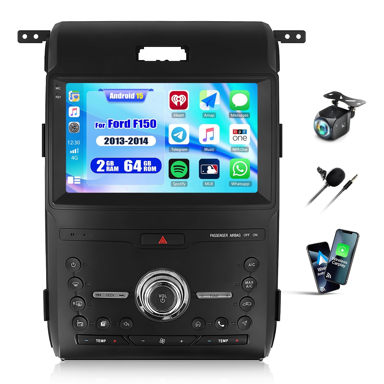 for Ford F150 2013-2014 Android 15 Car 15+2G+64G, 15+2G+64G