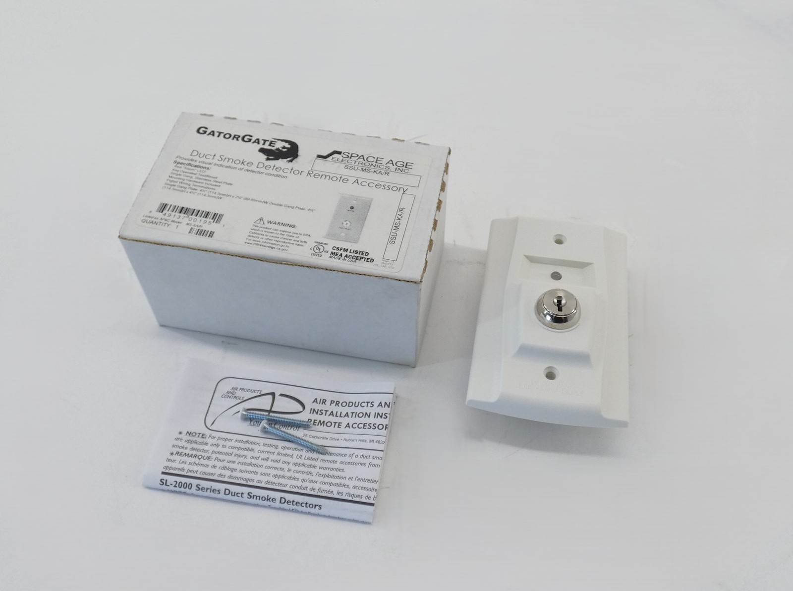 System Sensor RTS151KEY Remote Test Station NO Keys