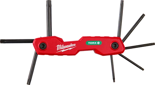 Milwaukee 48-22-2184 8-Key Folding Hex Key Set - Torx