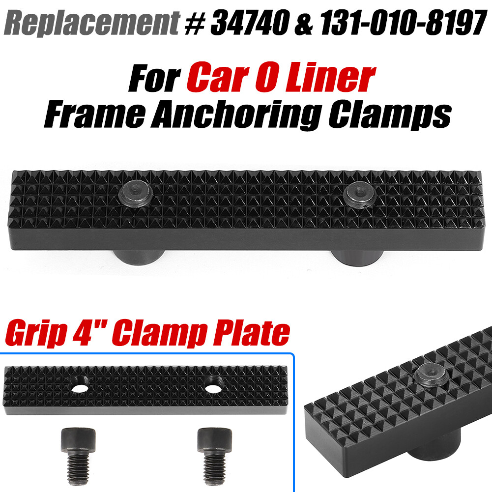 Clamp Plate Grip 4" For Car O Liner Frame Machine Anchoring Clamps Replacement