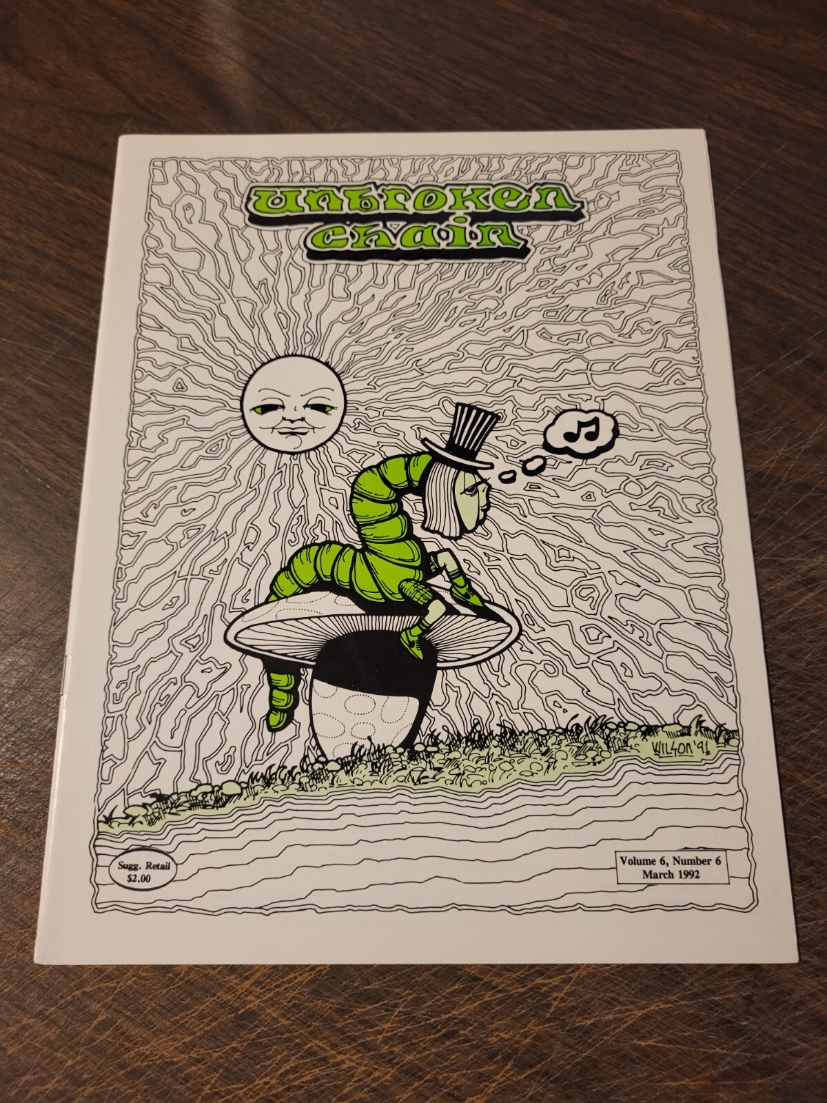 Unbroken Chain Vol. 6 No. 6 - Grateful Dead Magazine (1992)