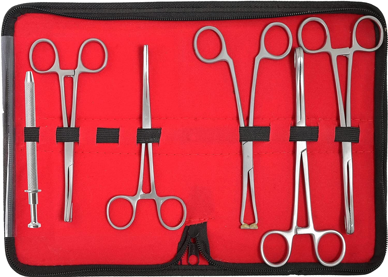 6 Pc Body Piercing  Penington, Sponge, Septum Forceps, Ball Grabber DS-1592