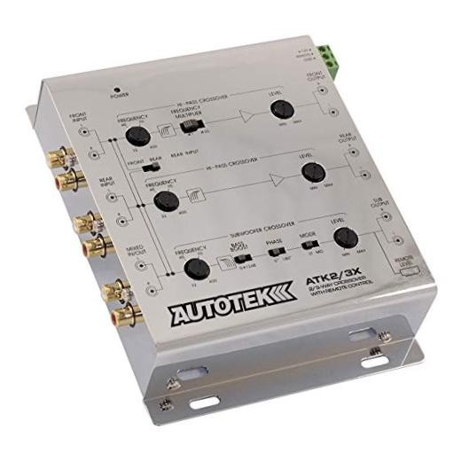 ATK2 3X Active Crossover Processor (Silver) – 8.5 Volts, 2-Way and 3-Way,