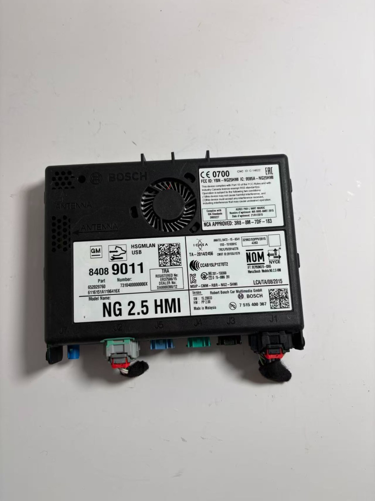 OEM 84089011 CADILLAC CT6 HMI MULTIMEDIA INTERFACE CONTROL MODULE 2016