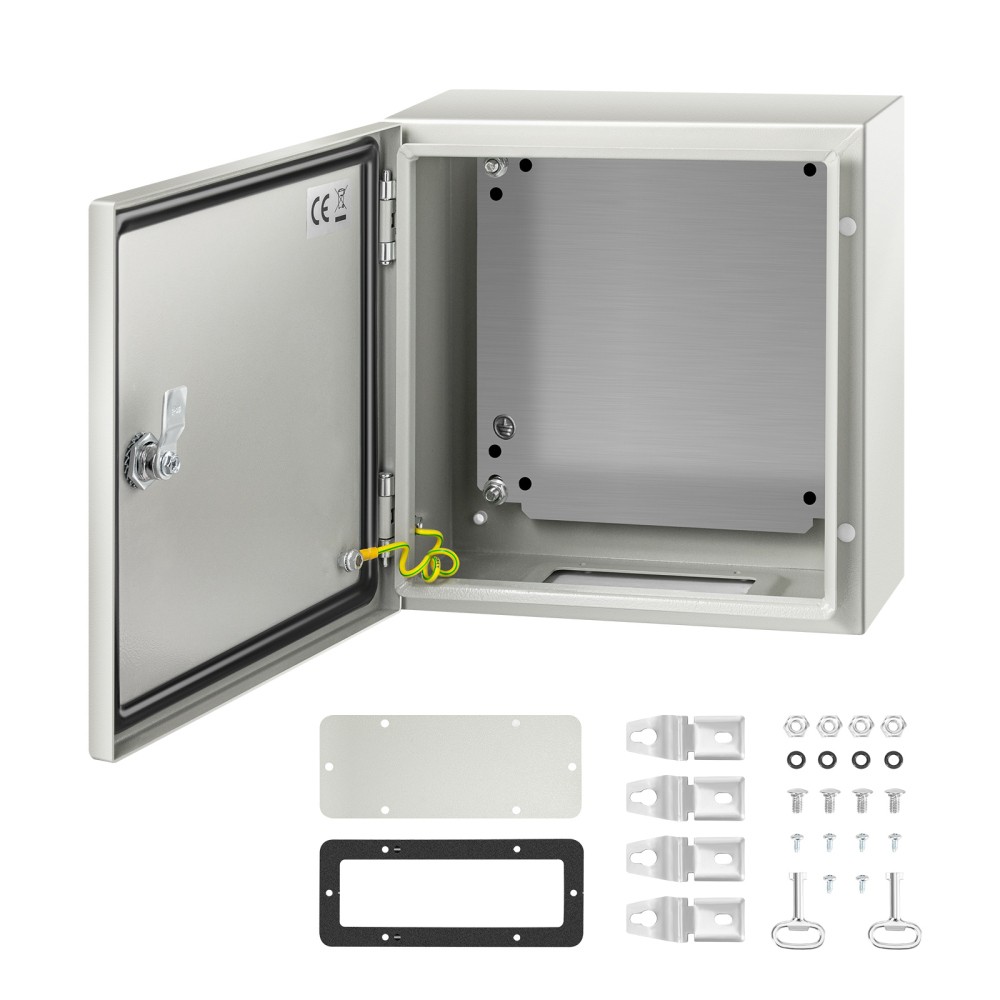 IP66 NEMA 4X 12x12x6'' Steel Junction Box Electrical Enclosure Enclosure Cabinet