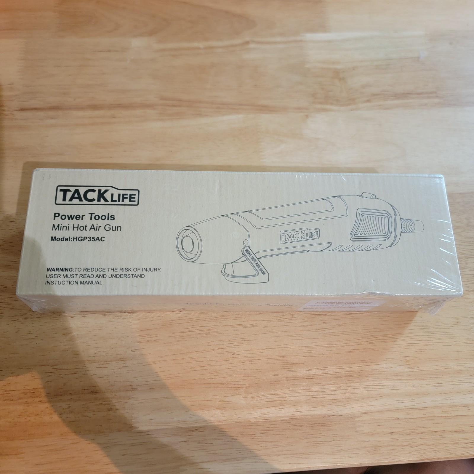 TACKLIFE Mini Heat Gun, 350W/662°F Hot Air Gun with 6.56Ft Long Cable-HGP35AC