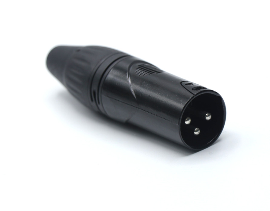 5 Pack XLR 3-Pin Male Plug Connector Audio Adapter