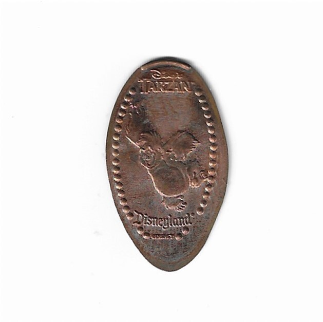 Disneyland - Tarzan-Gorilla - Pressed Penny - Retired