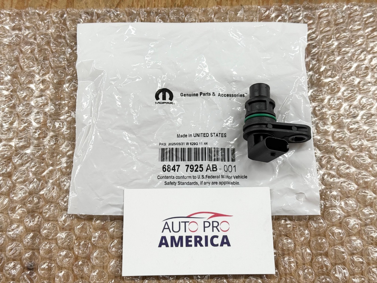 CRANKSHAFT POSITION SENSOR 13-2025 JEEP DODGE CHRYSLER RAM OEM MOPAR 68477925AB