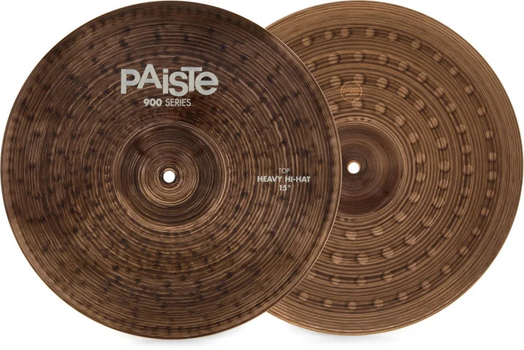 Paiste 15" 900 Series Heavy Hi-hat Cymbals