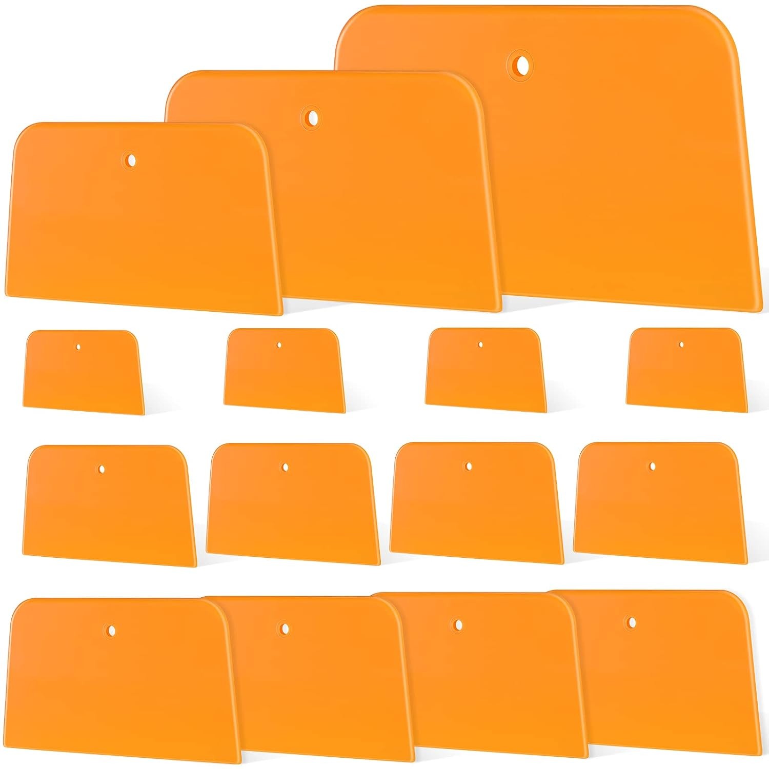 6 Piece Plastic Automotive Body Filler Spreaders Putty Applicator Tools Repair