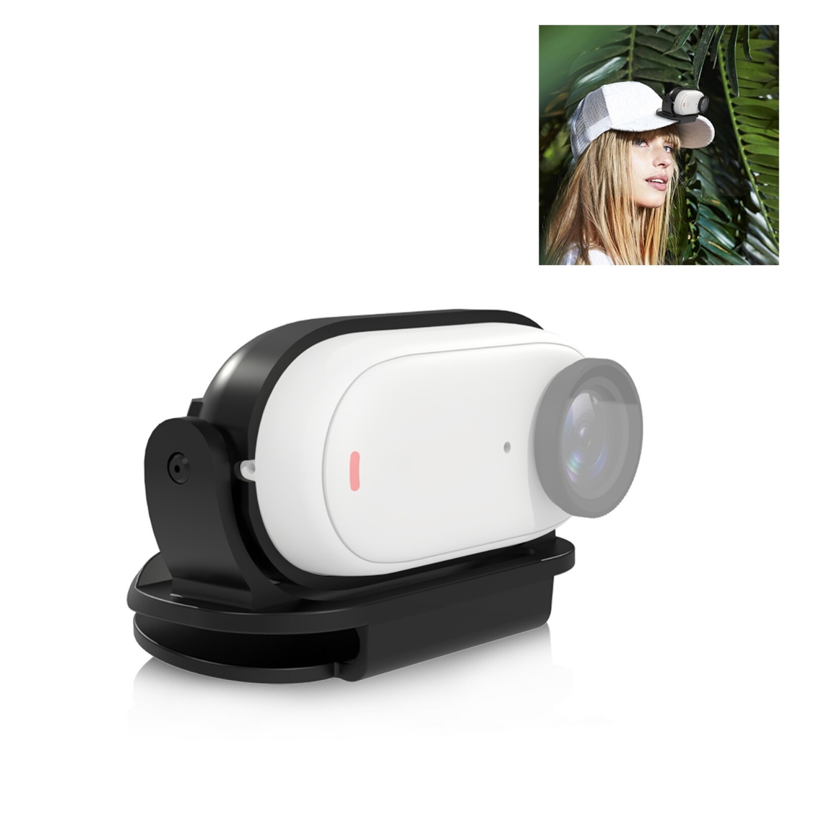 Camera Cap Clip Mount Magnetic Frame Fixed Holder For Insta360 GO3 Camera