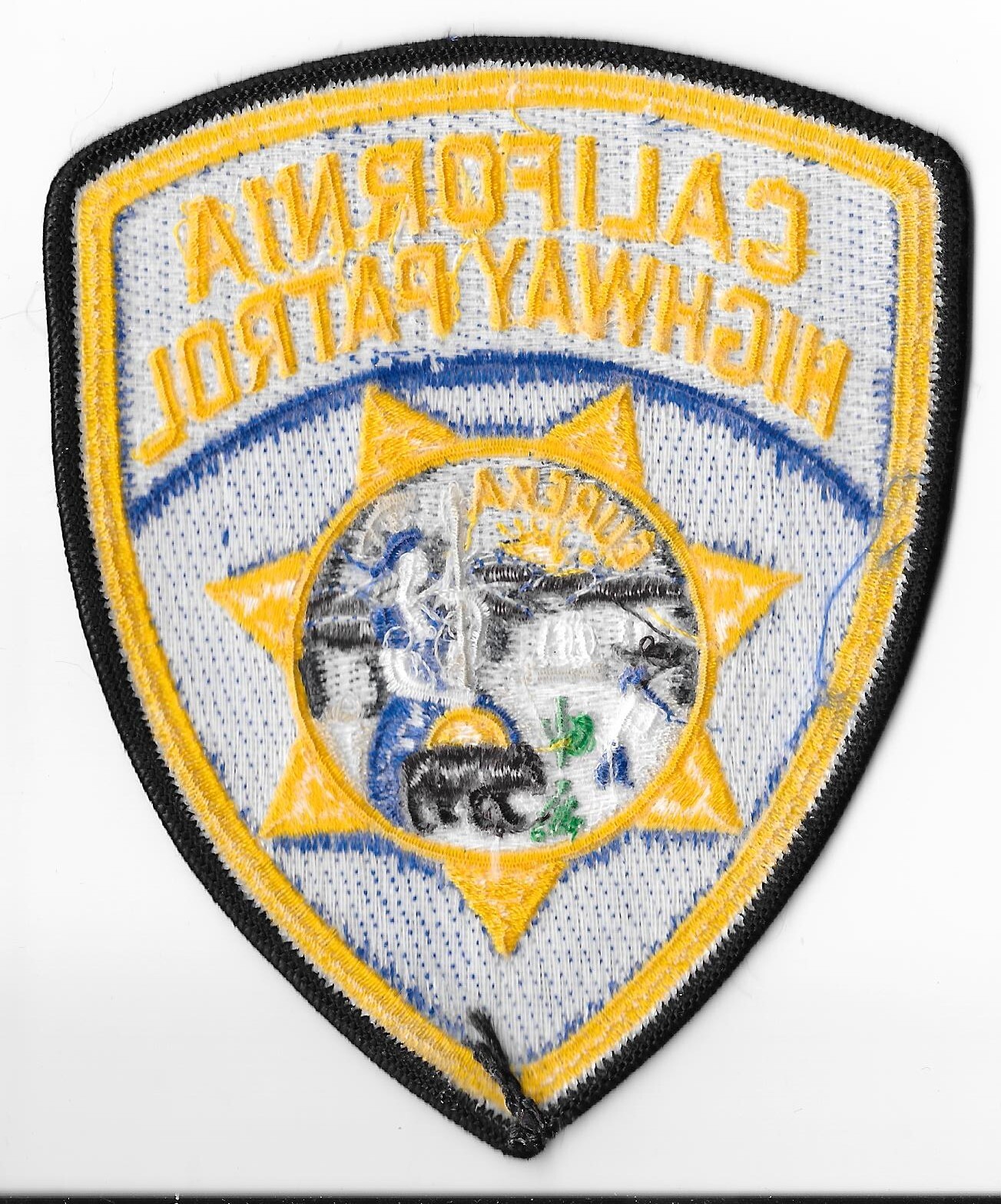 California Highway Patrol Shoulder Patch V3