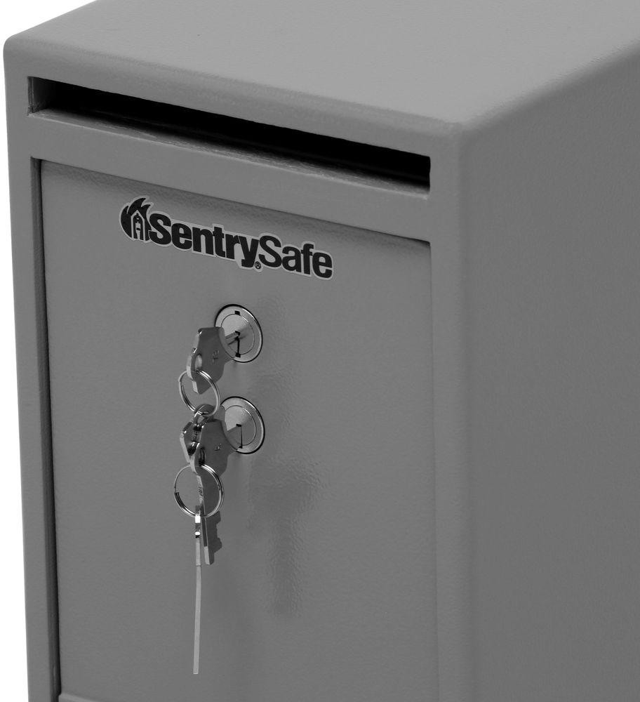 0.39 cu. ft. Depository Safe Key Lock Under Counter Drop Slot Safe Security