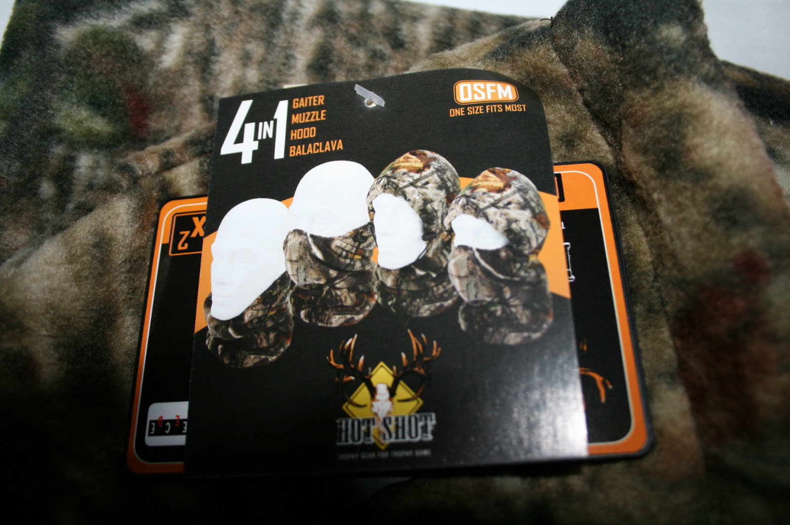 Mossy Oak Camo Balaclava - 4 in 1 Gaitor Muzzle Hood - Fleece Hunting Hat