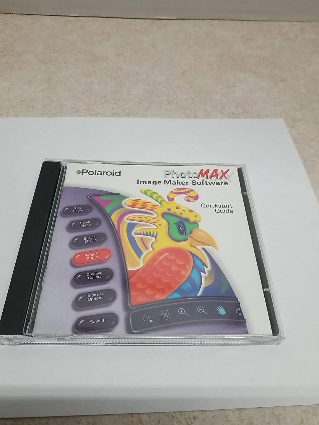Polaroid PhotoMax Image Maker Software -1999 Quickstart Guide PC CD ROM