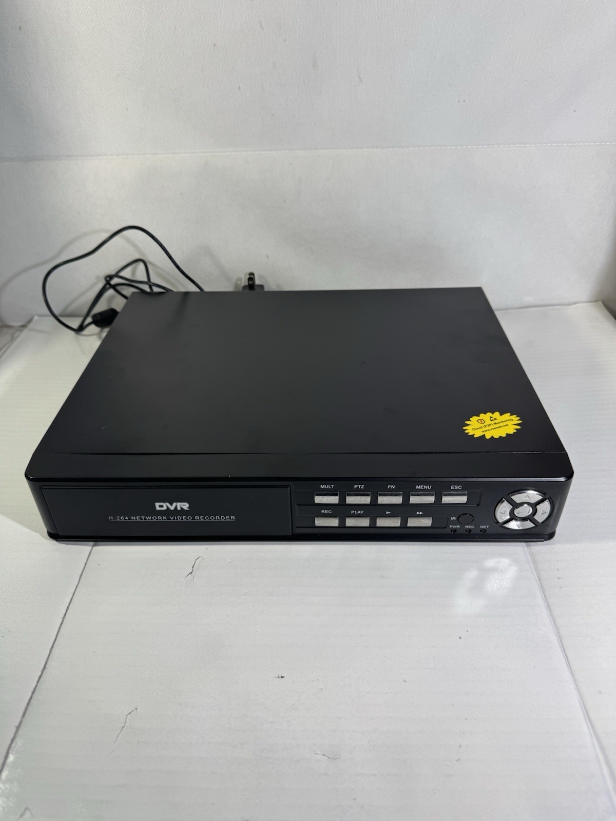 4CH H.264 Network Video Recorder DVR Player System NTSC/PAL  DC:(12V/4A) Used