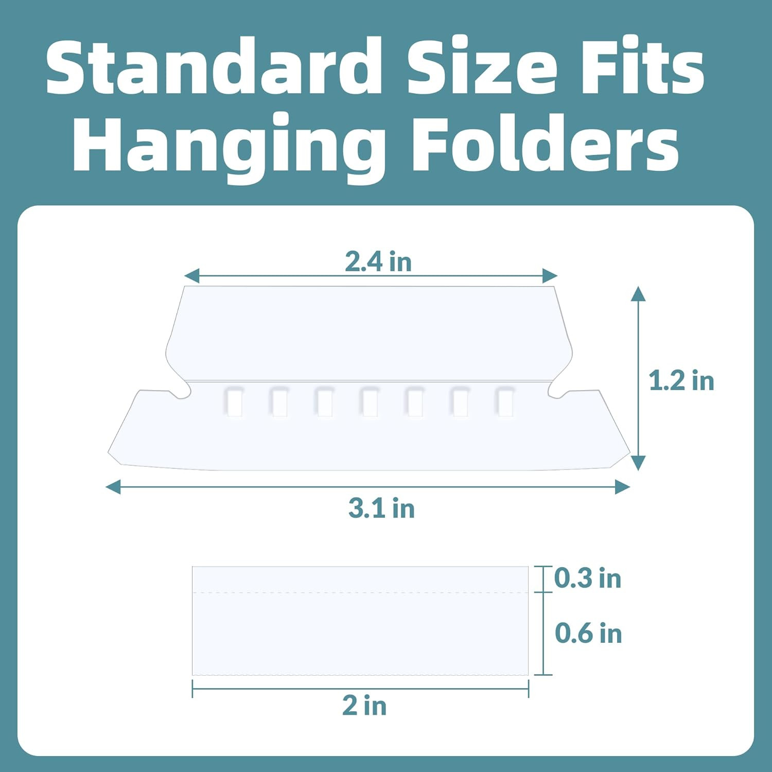 File Folder Tabs, 50 Sets Hanging File Folder Labels Tabs and Inserts for Hangi