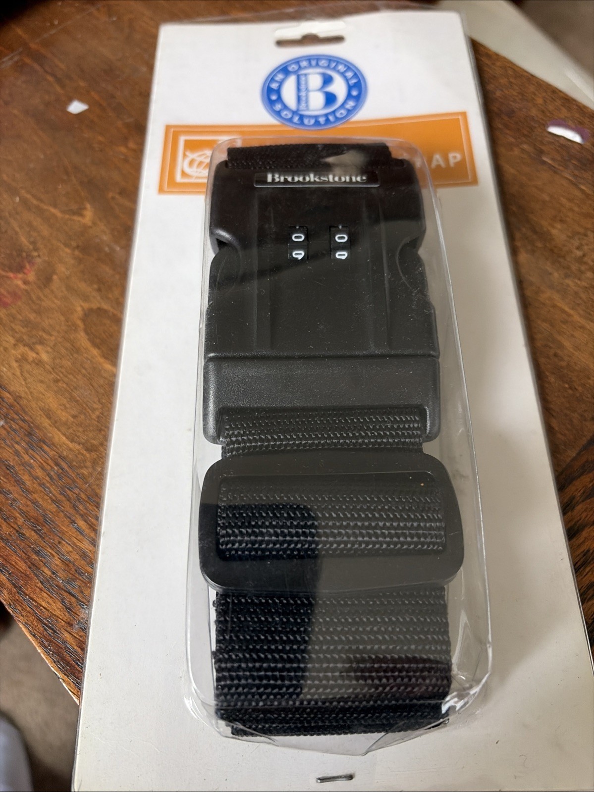 BROOKSTONE ADJUSTABLE LUGGAGE BELT SECURITY LOCK VINTAGE Strap Nos