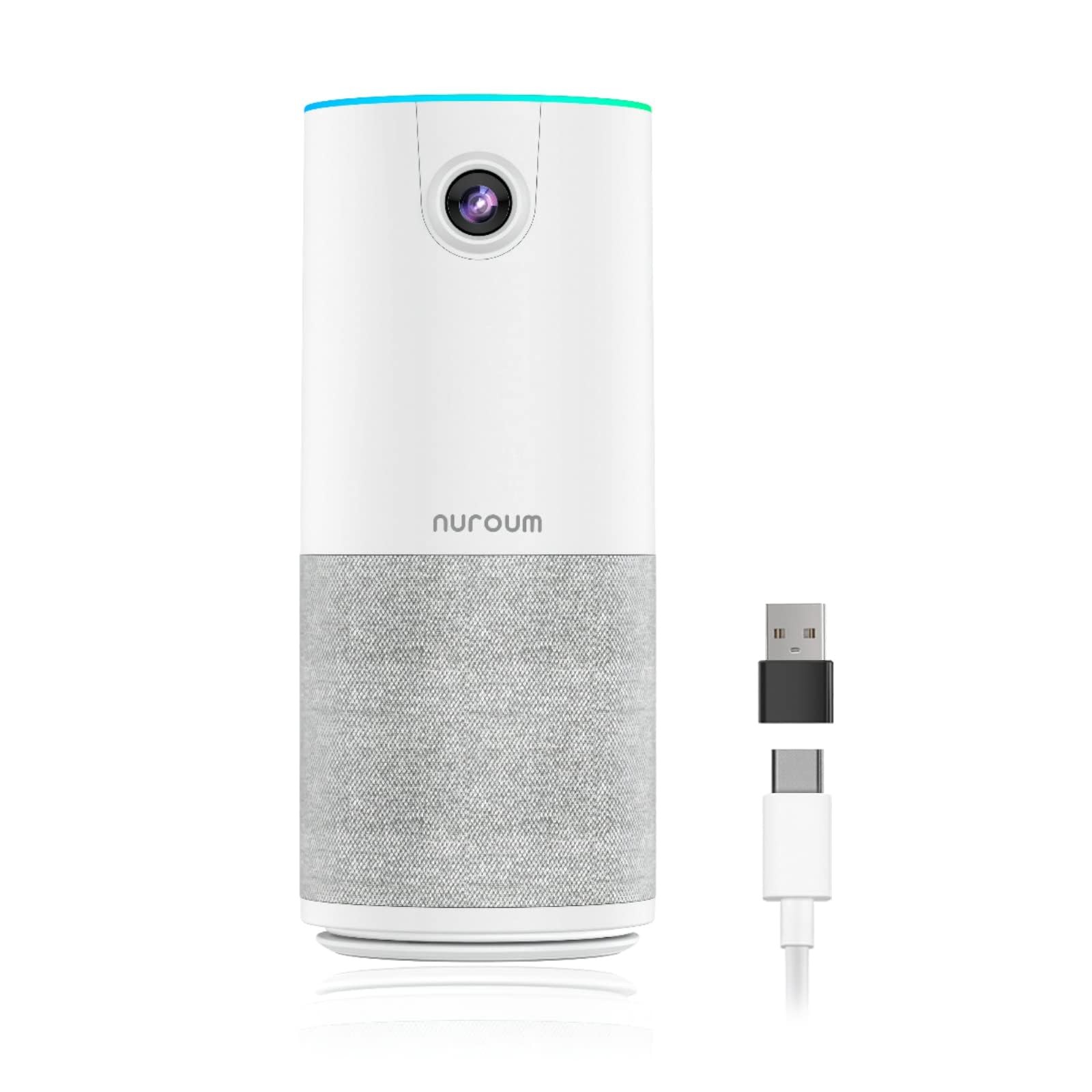 C10 1080P Conference Webcam with Microphone Speaker, Portable