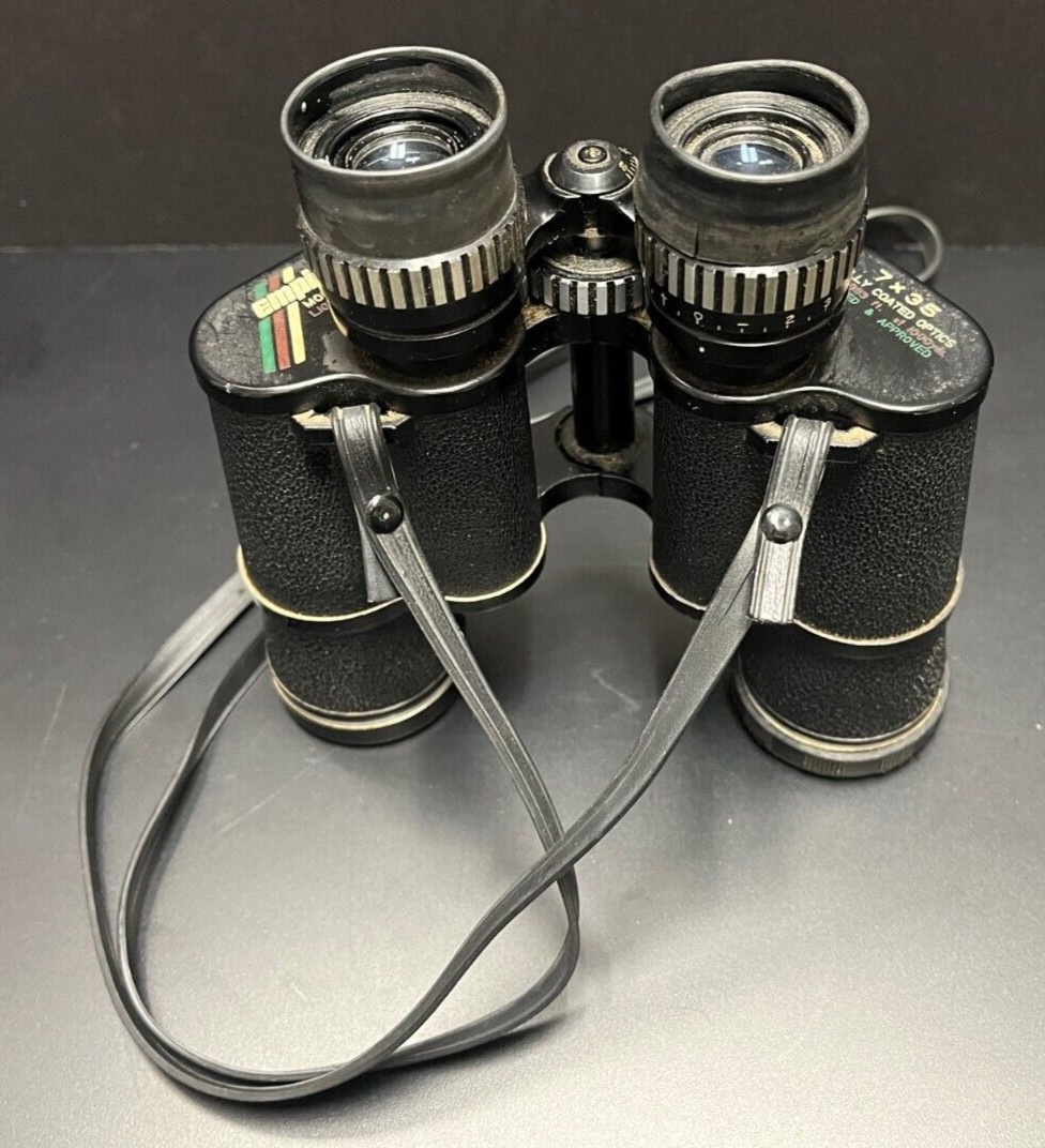 Vintage Empire Binoculars Model 218, 7x35 Light Weight Fully Coated Optics.