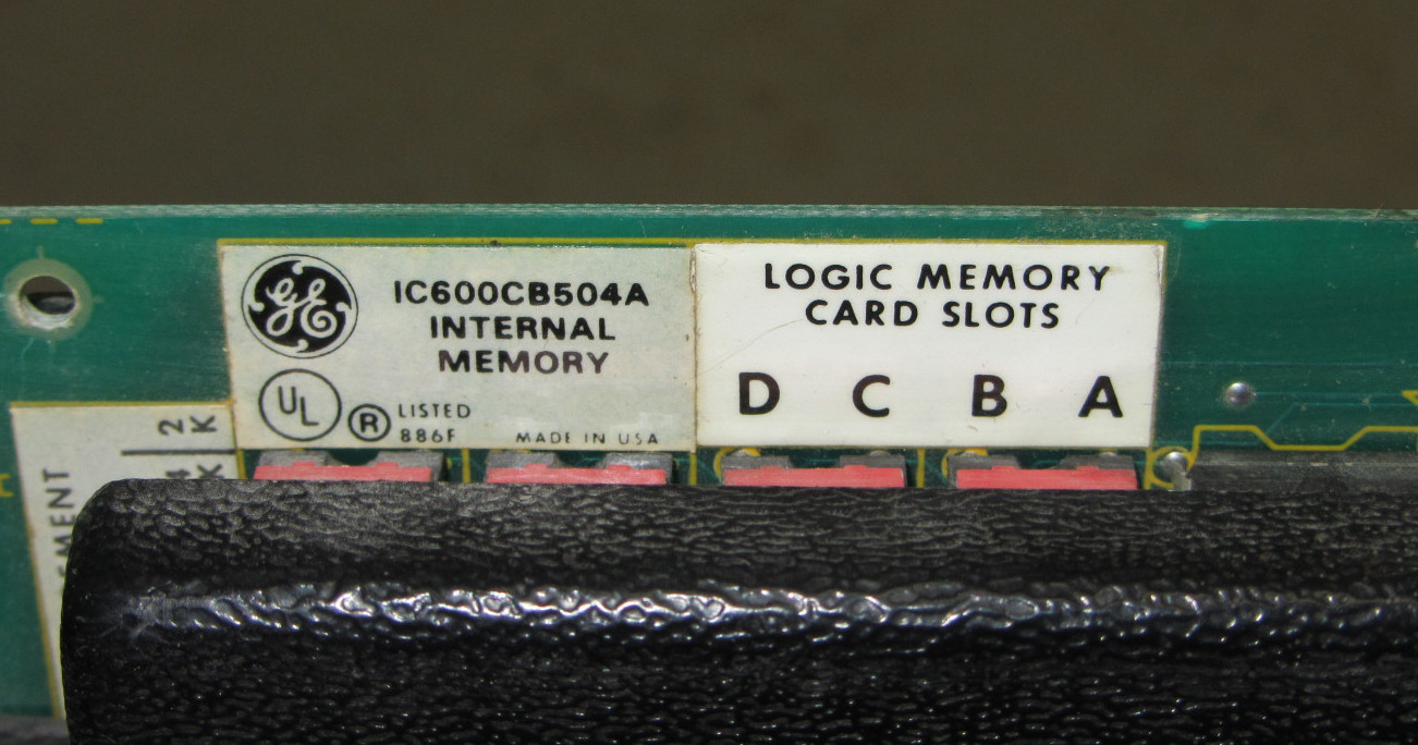 GE IC600CB504A IC 600 CB5 04A Internal Memory Card