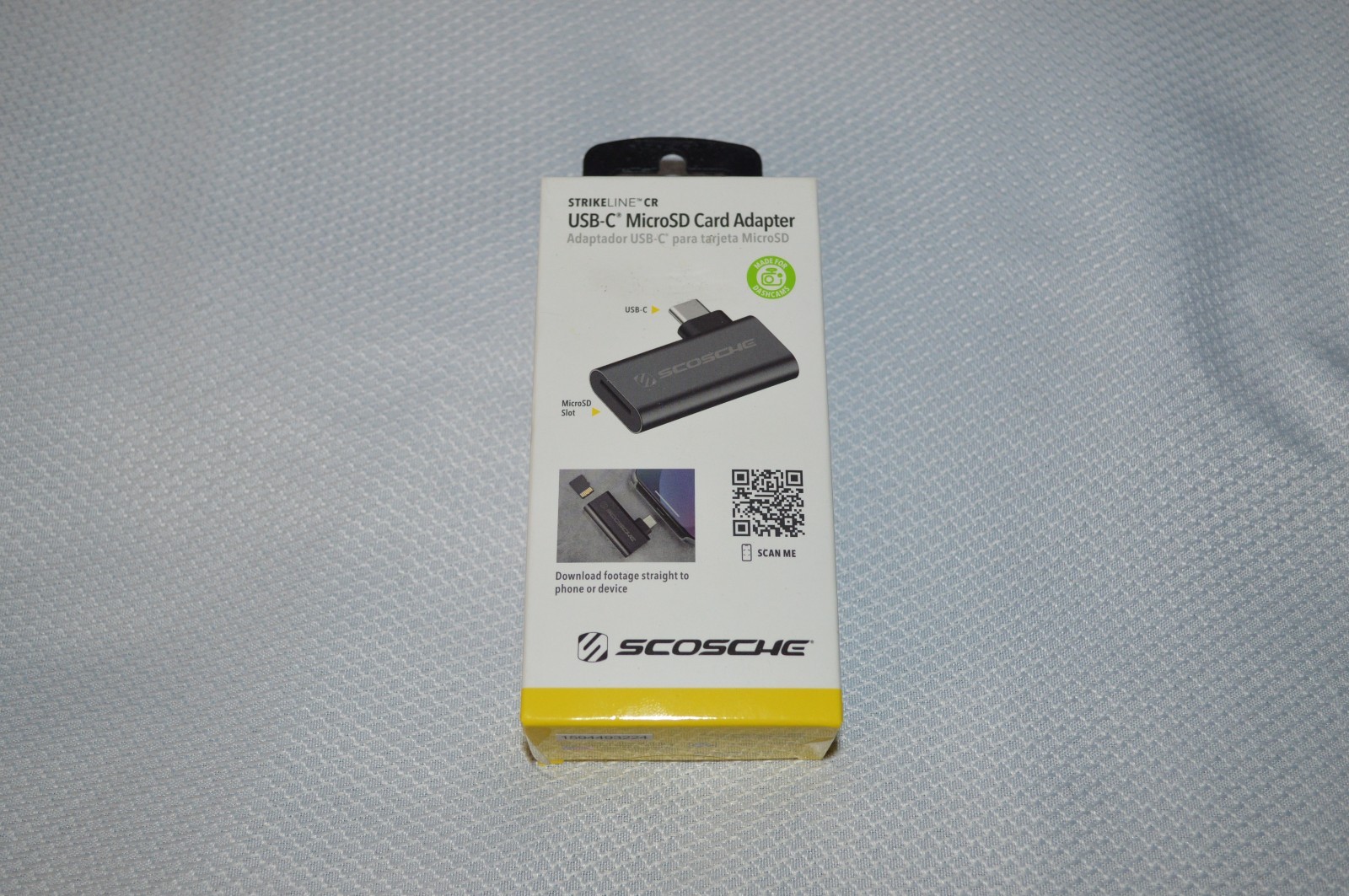SCOSCHE ~ STRIKELINE ~ USB-C ~ MICRO SD CARD ADAPTER ~ MADE FOR DASHCAMS ~ NEW**
