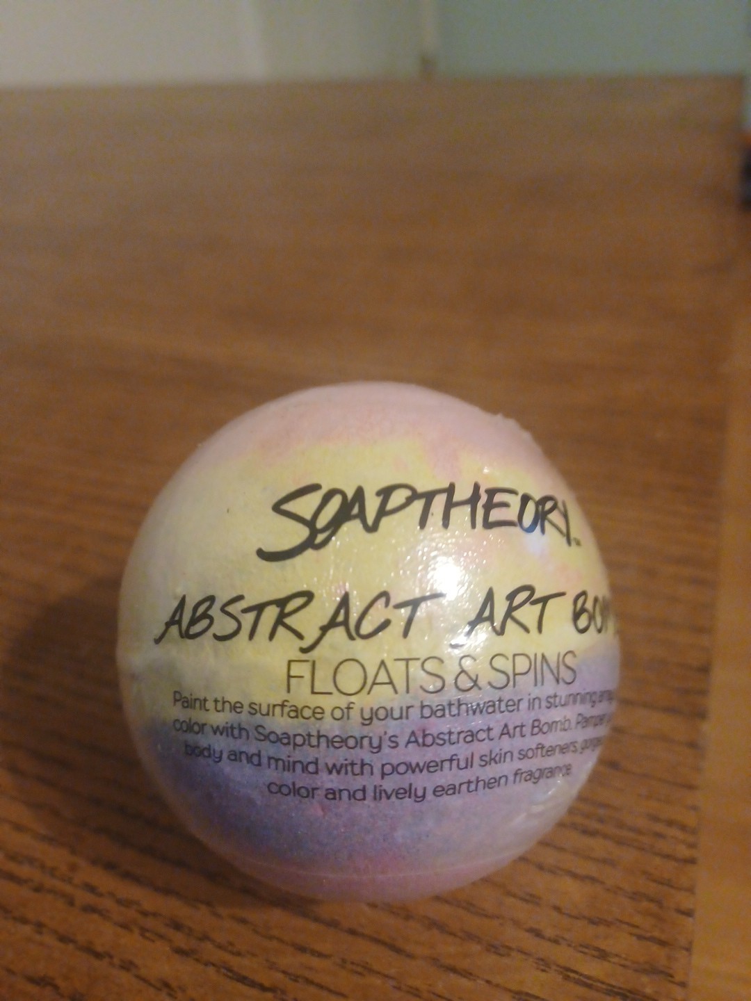 Bath Bomb Abstract Art Floats And Spins