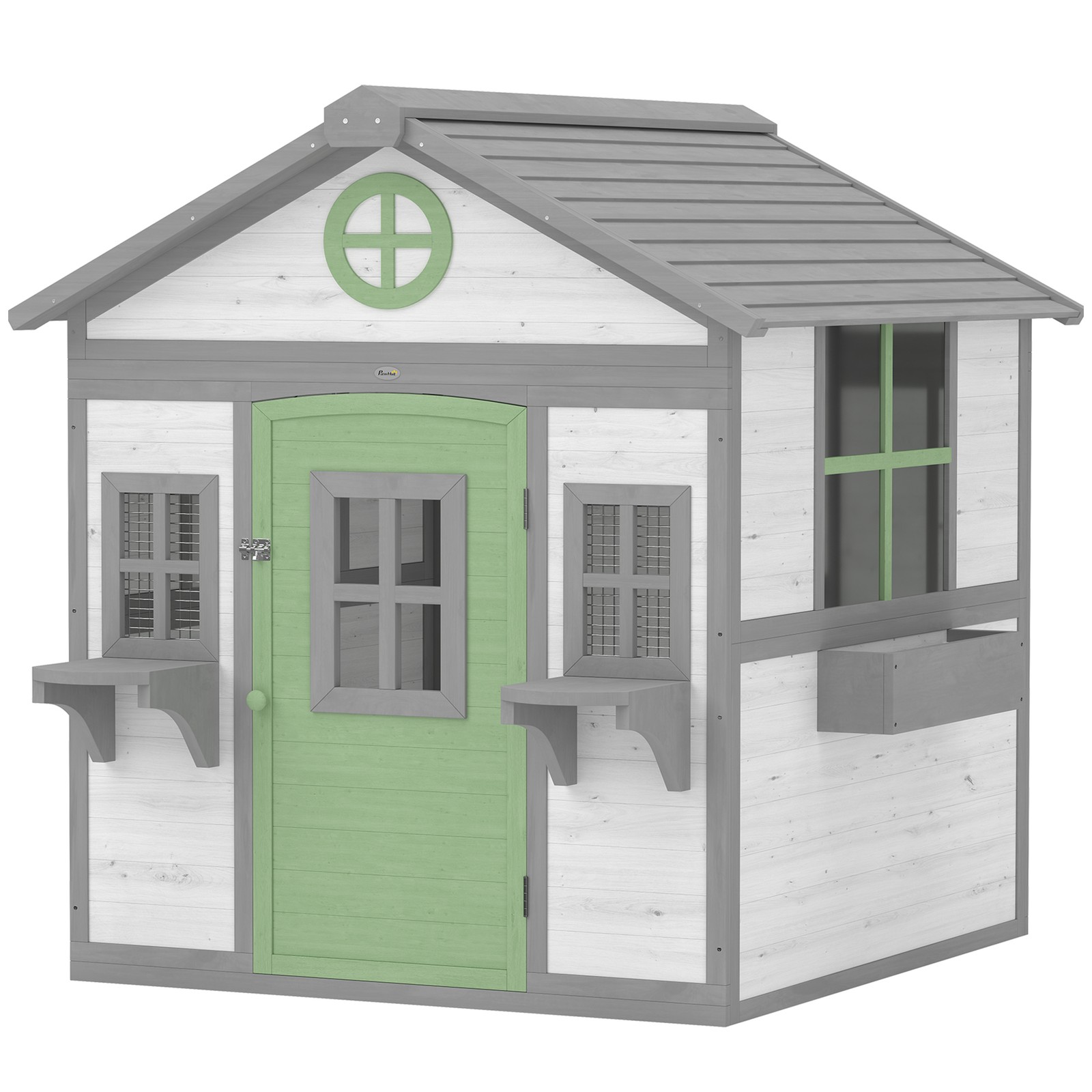 Chicken Coop, Wooden Hen House Outdoor Playhouse for 2-4 Chickens