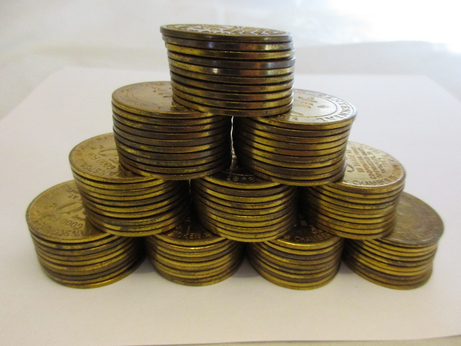 Evanston Centennial 1863-1963 Evanston, IL 50 Cent Trade Token Lot of 100