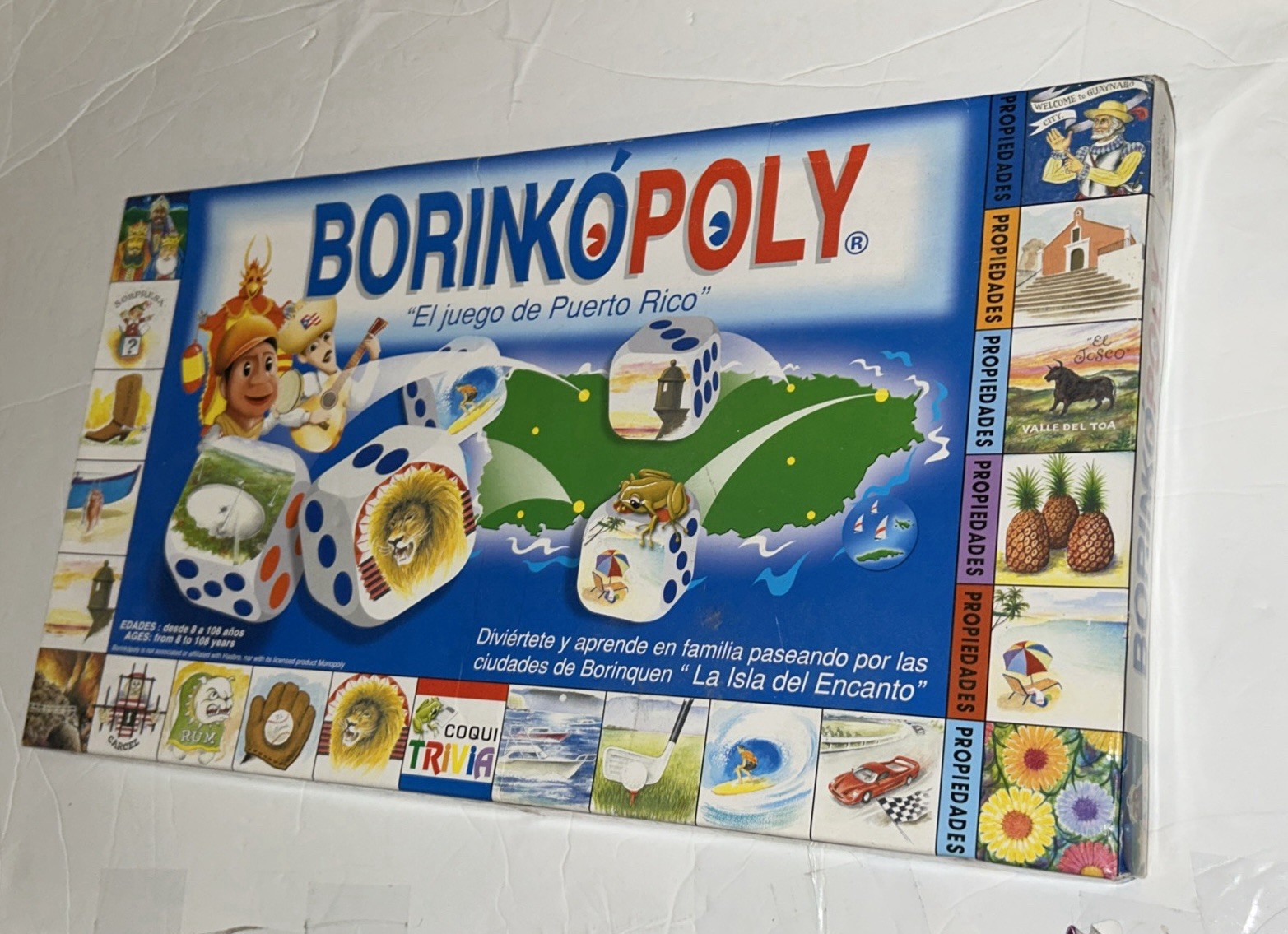 Borinkopoly El Juego De Puerto Rico Board Game Spanish monopoly family kids