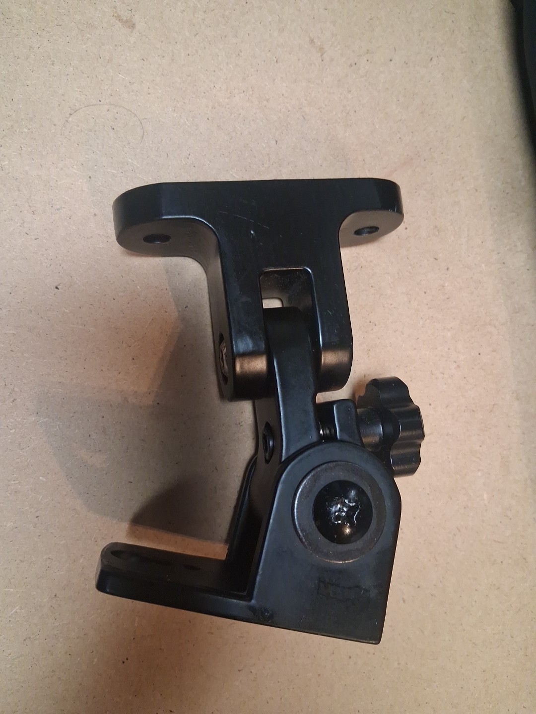 2 Universal Speaker Wall/Ceiling Mount Brackets,180°Adjustment, Black Metal