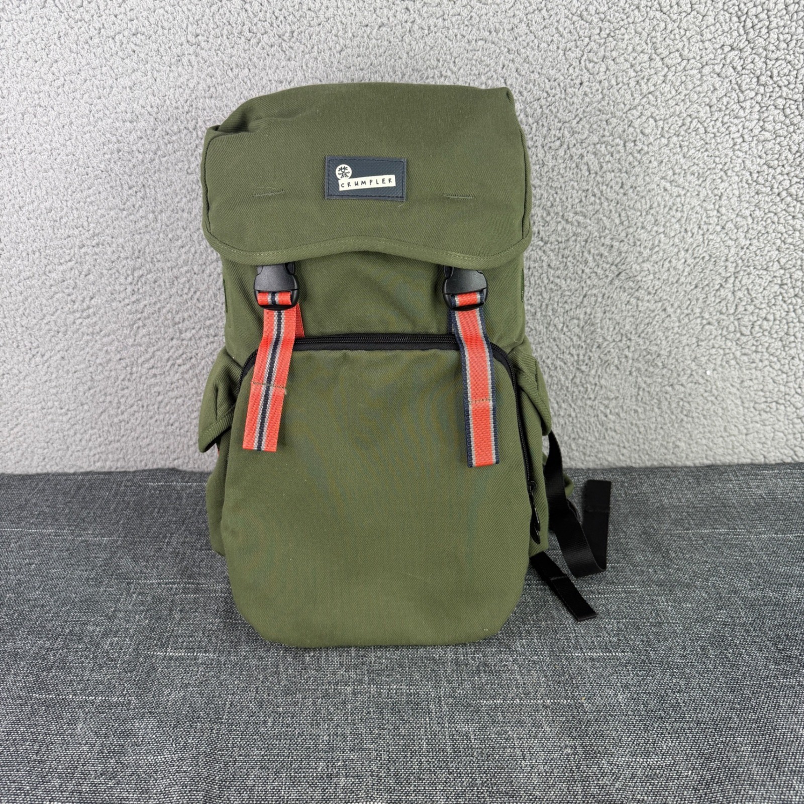 Crumpler Outpost Project Karachi Camera Backpack Green Canvas Padded DSLR