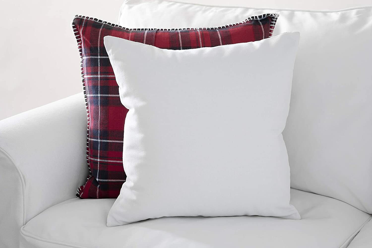 Pack of 4 Throw Pillows Insert Ultra Soft Bed & Couch Sofa Decorative Pillows