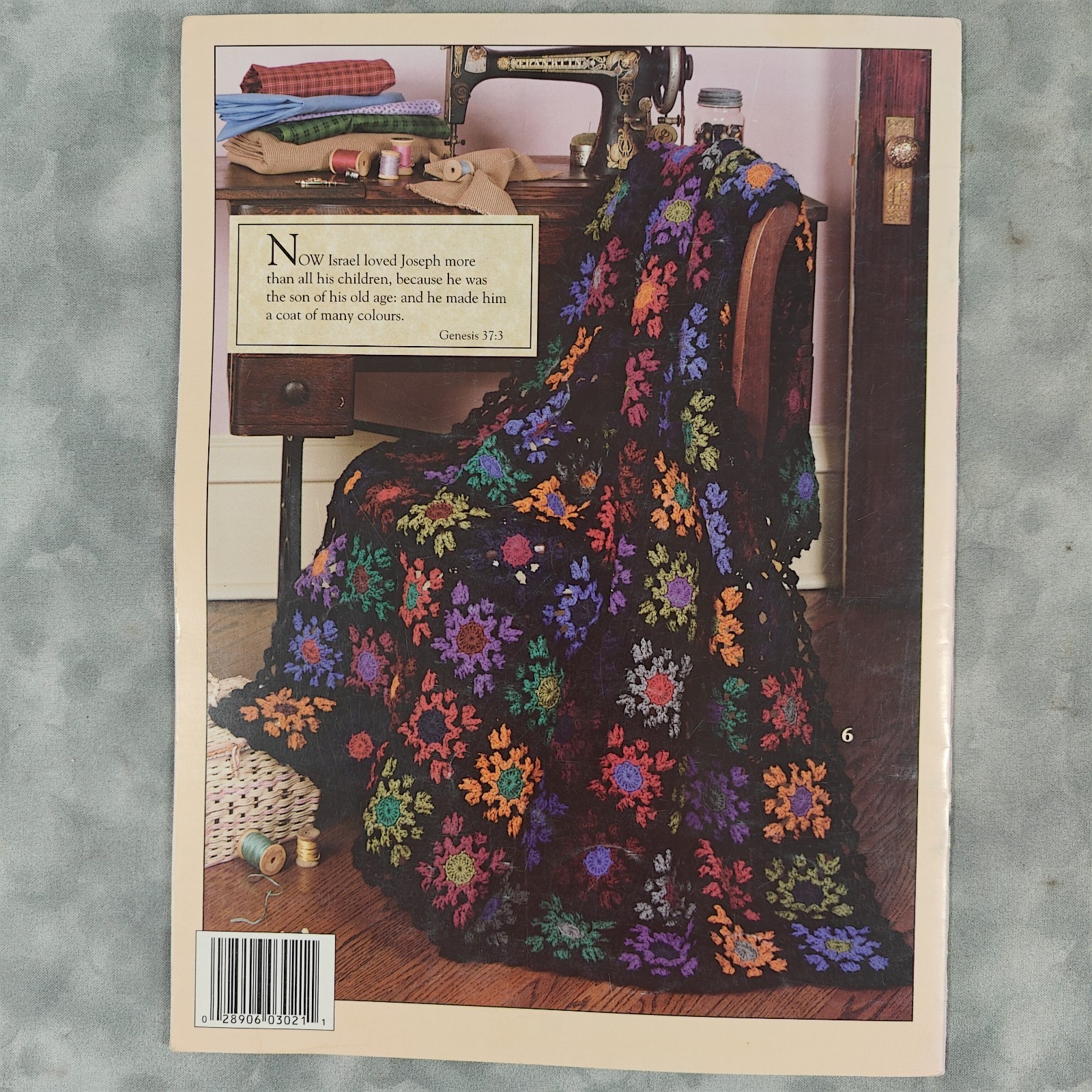 Leisure Arts 3021 Afghans Inspired by Scripture Crochet Pattern 1998