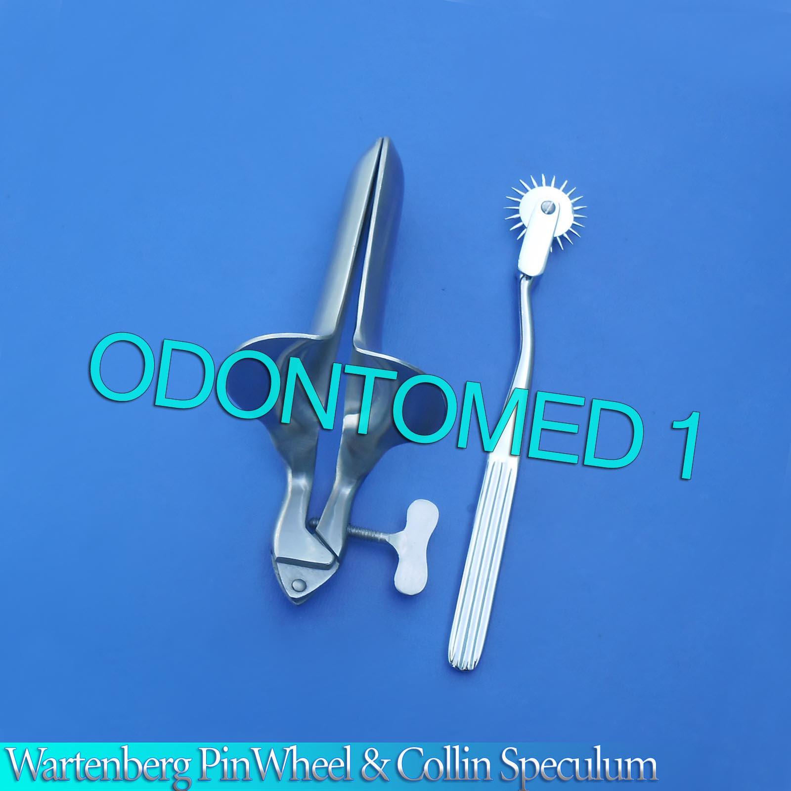 Wartenberg Pin Wheel & Collin Vaginal Speculum Large Gynecology Instruments