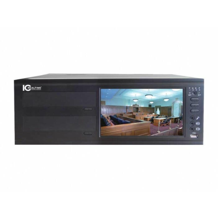 IC Realtime NVR-F50 4CH Forensic NVR Dual DirectWrite Burner 1TB 1080P Security