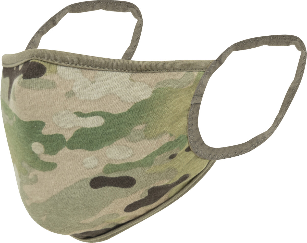 MultiCam/Coyote Reusable Face Mask 3 Layer Reversible Flexible Face Cover
