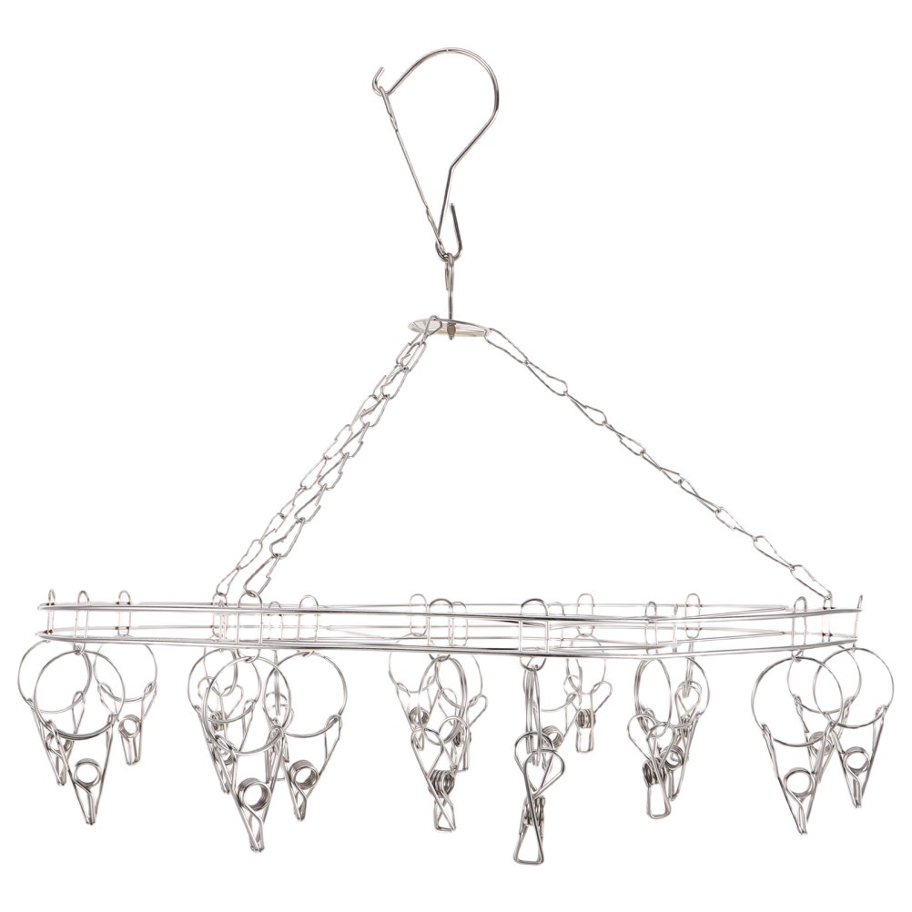 2Pcs Hanging Herb Dryer Racks with Stainless Steel Clips for Indoor Outdoor Use