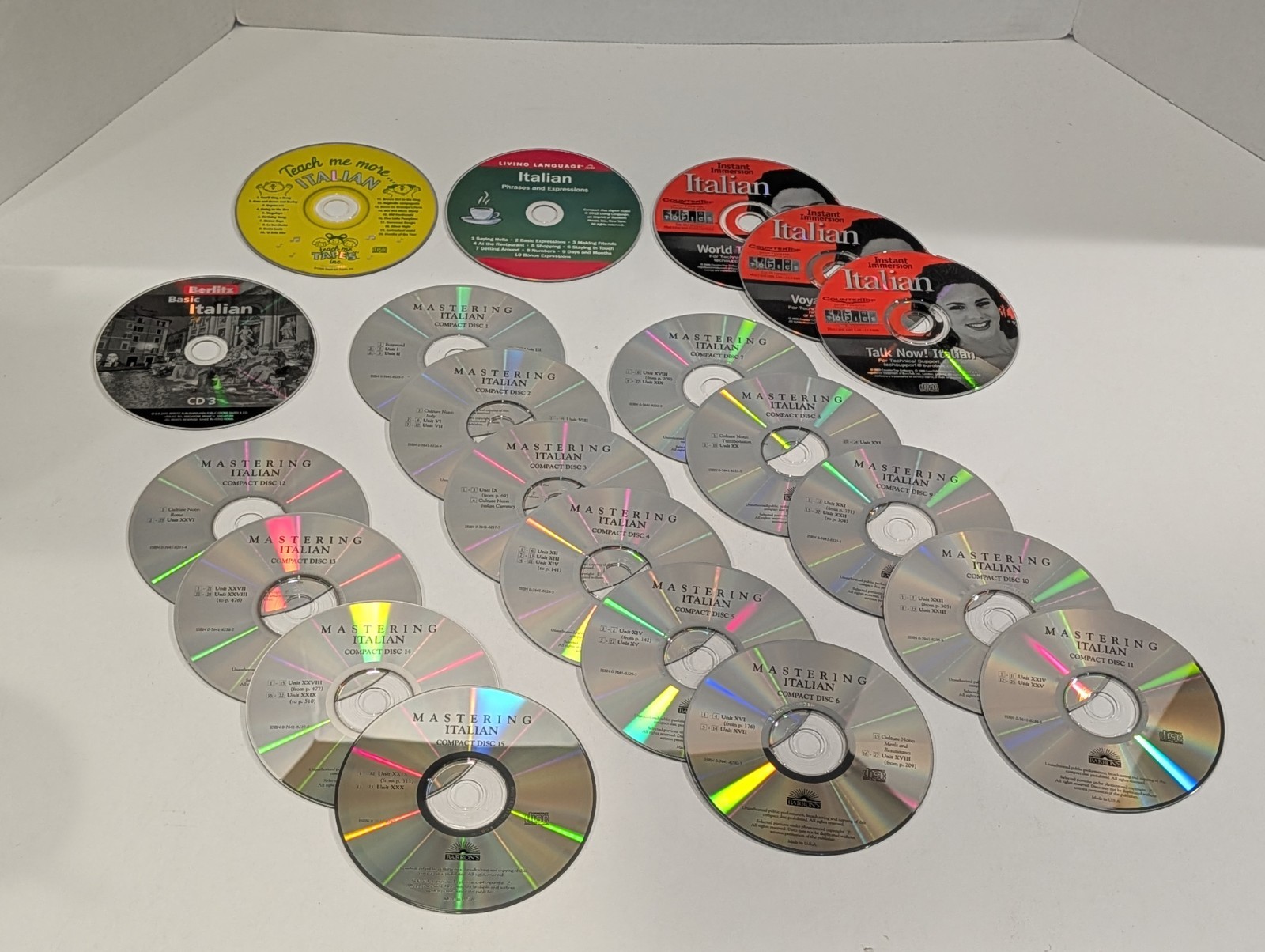 21 Italian Loose Language PC CD-ROMs & Audio CDs | Living Language, Mastering