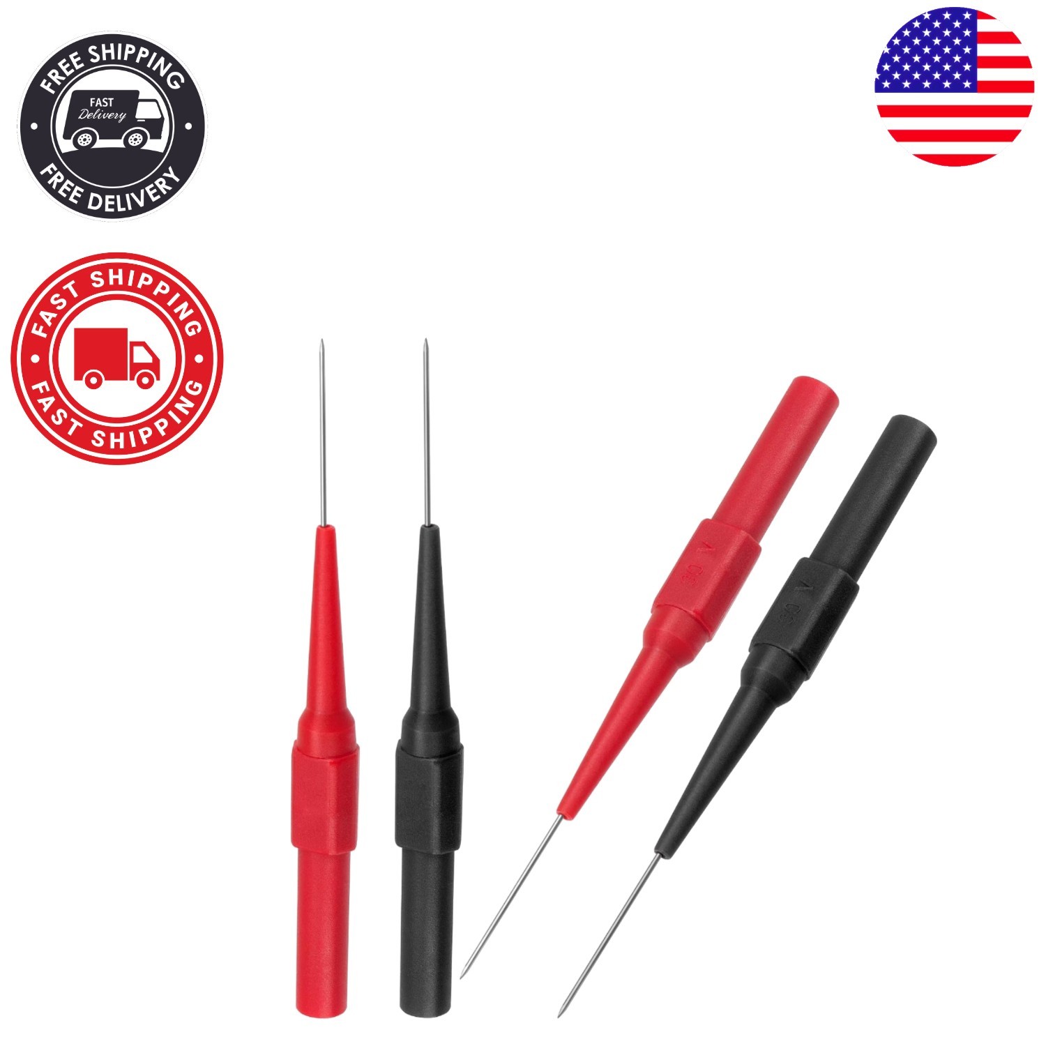 Complete Set of 0.7mm Insulation Piercing  Probes - Perfect for Multimeters