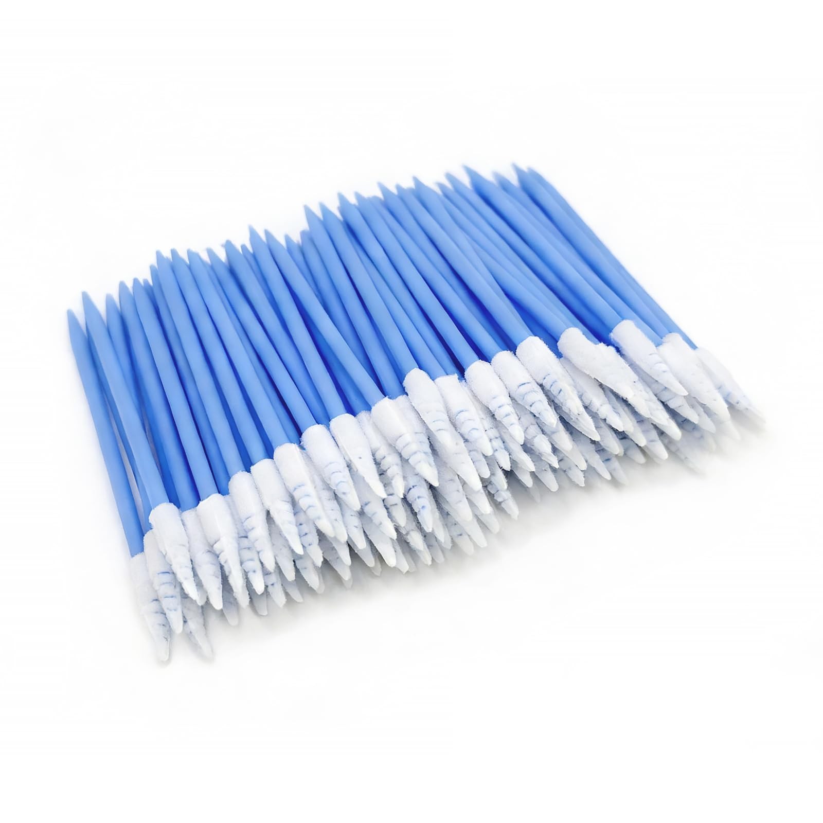 200 Pcs Cleaning swabs, Lint Free High Density Foam Sponge Lab Tip Swab Blue
