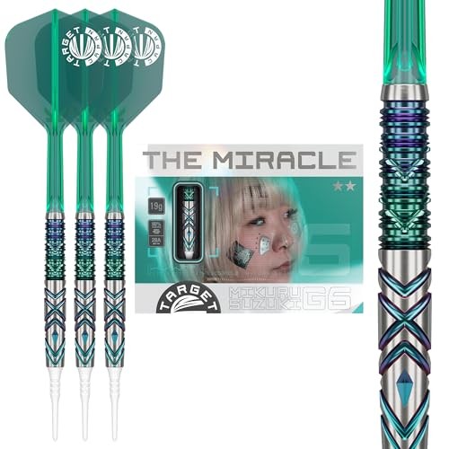 THE MIRACLE G6 LITE 2BA SOFT TIP DARTS by Miku Suzuki