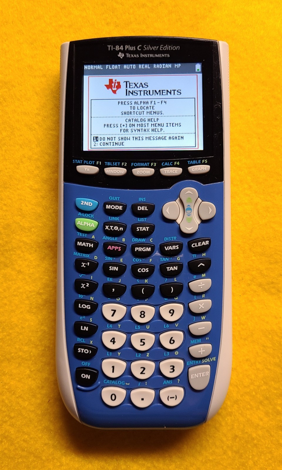 Texas Instruments TI-84 Plus C Silver Ed. Graphing Calculator + Mini USB ~ NICE!