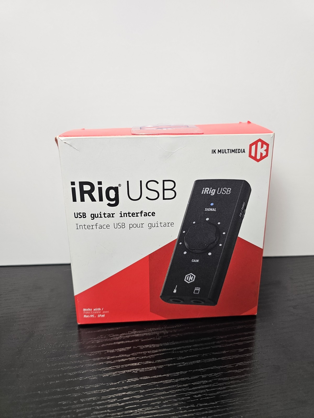 IK Multimedia iRig USB audio interface USB-C for guitar amp PC high-resolution