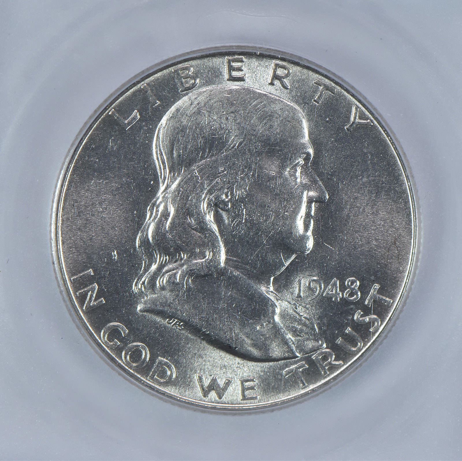 1948 Franklin Half Dollar MS64 FBL ICG
