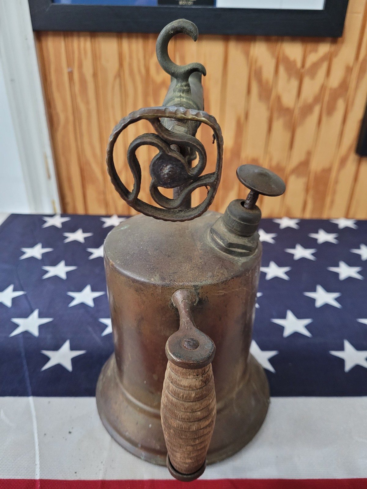 Vintage Brass Blow Lamp Torch U.W. & CO #185