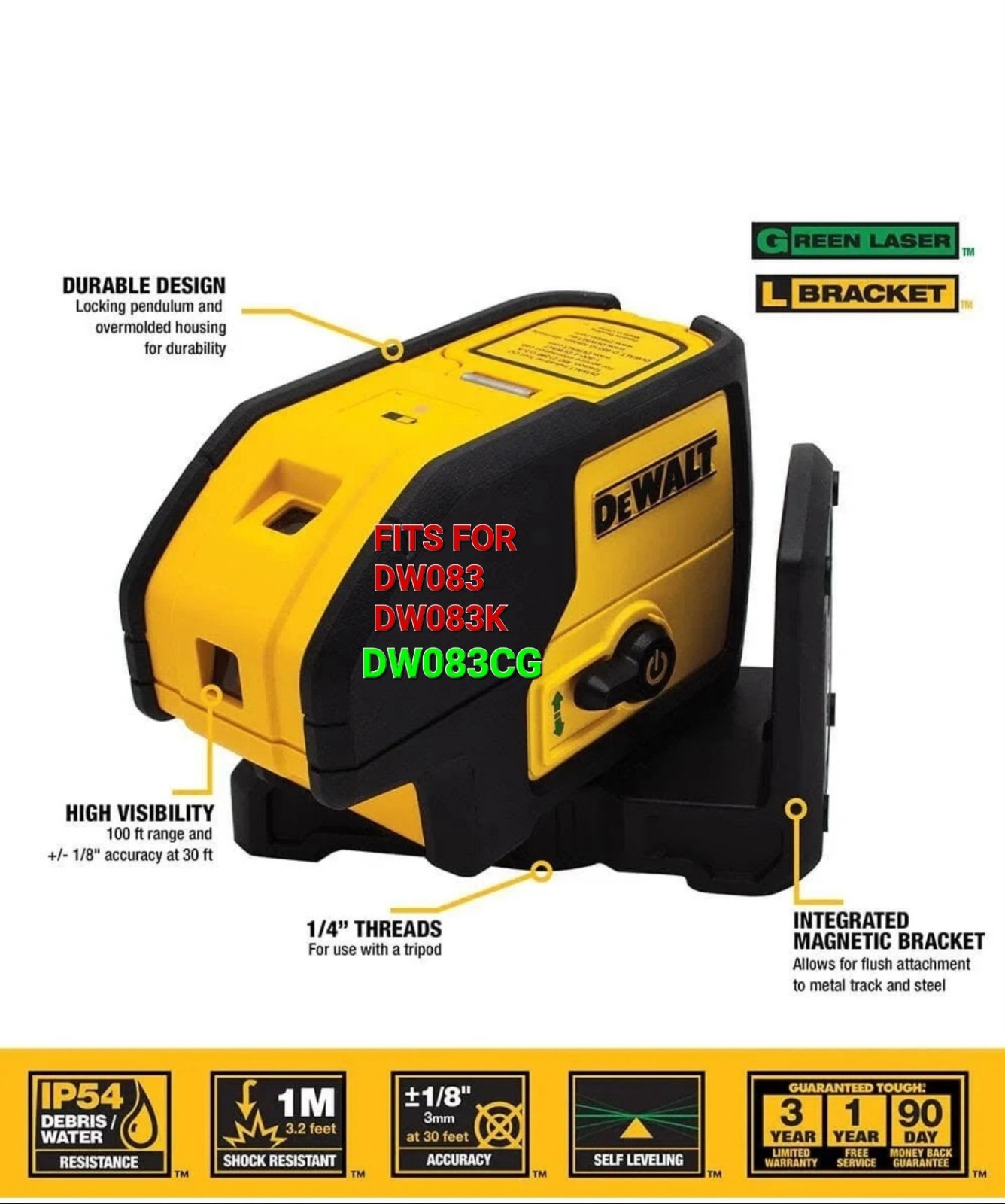 Dewalt POWER BUTTON KIT FOR DW083 DW085 DW085K Self Leveling Laser Pointer