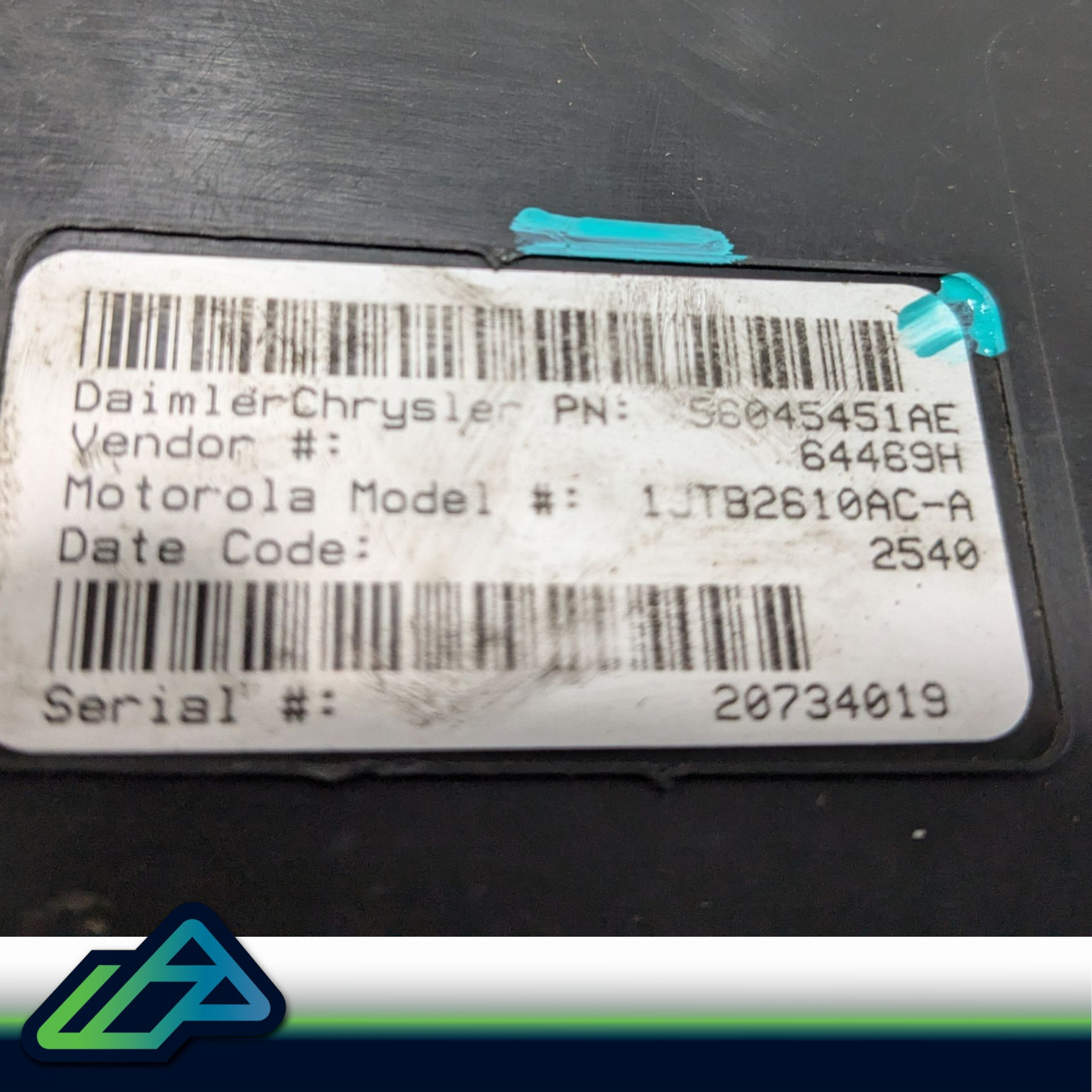 2001 2002 2003 Dodge Dakota Durango CTM Central Timing Module 56045451AE