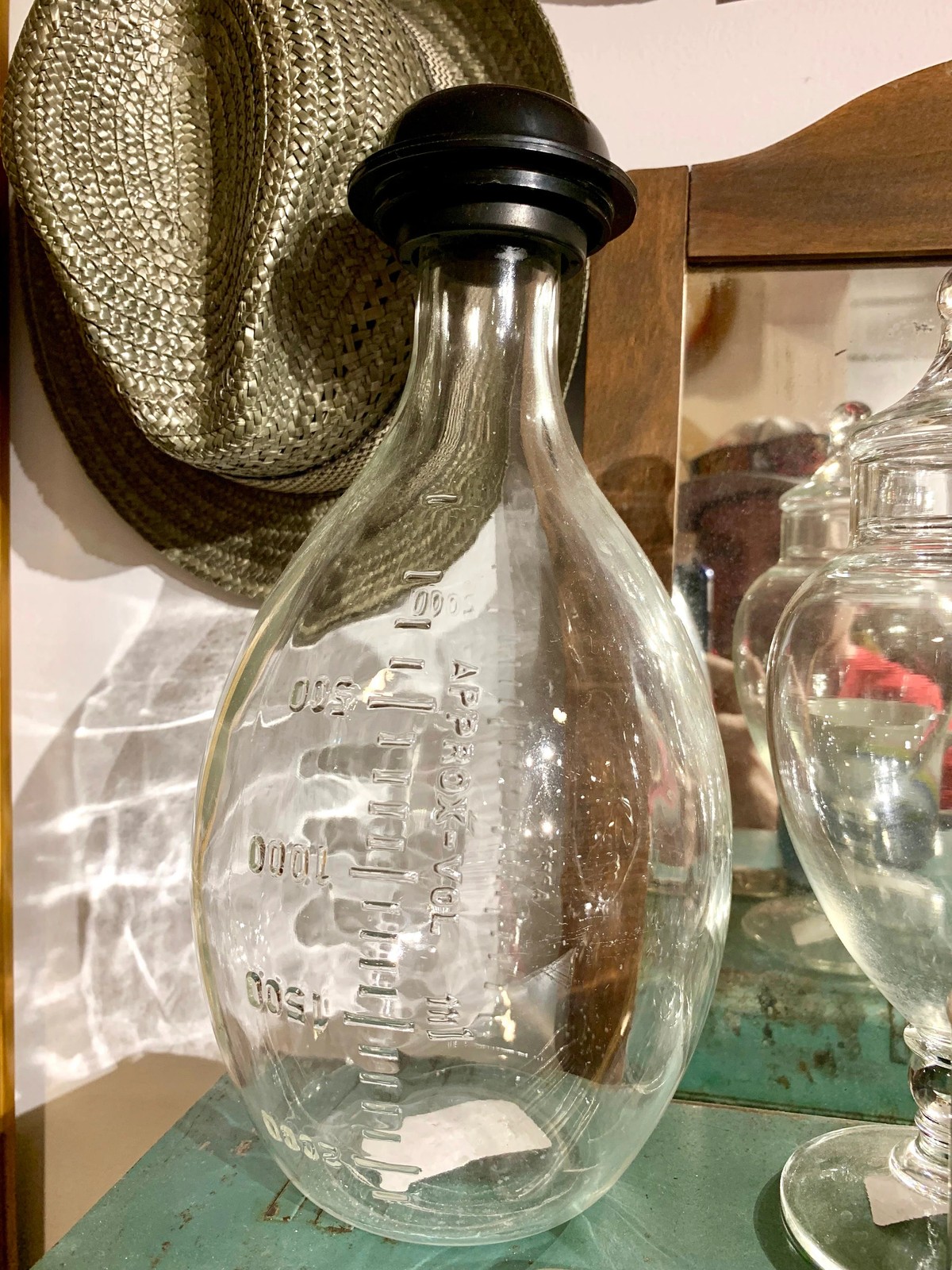 Macbick Laboratory Bottle | Vtg Large American Sterilizer Beaker| Rare Pyrex